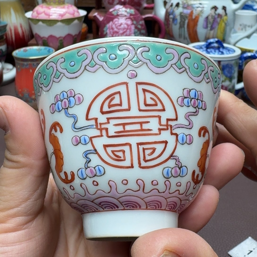 瓷片景德镇仿古手工制作精品展示