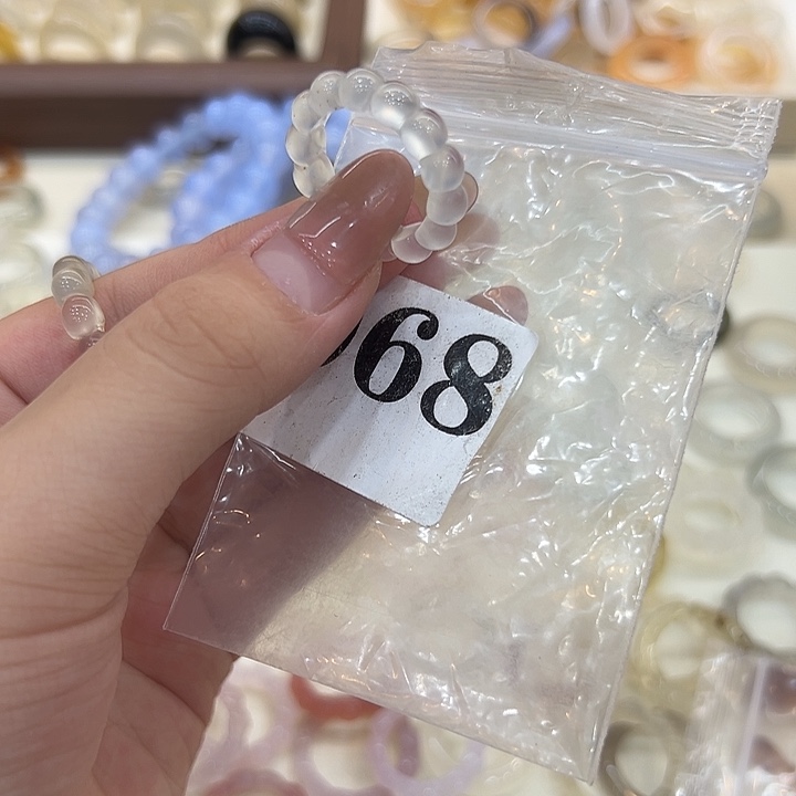 合金戒指玛瑙/玉髓68港17