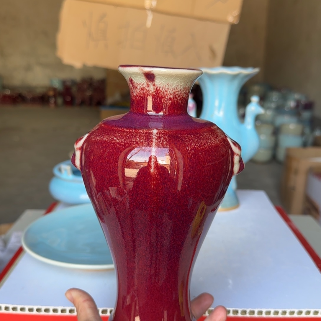 陶摆件郑家钧瓷摆件微瑕