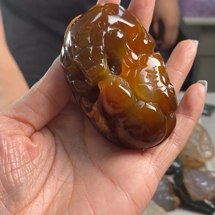 玛瑙/玉髓未镶嵌吊坠(不含链)