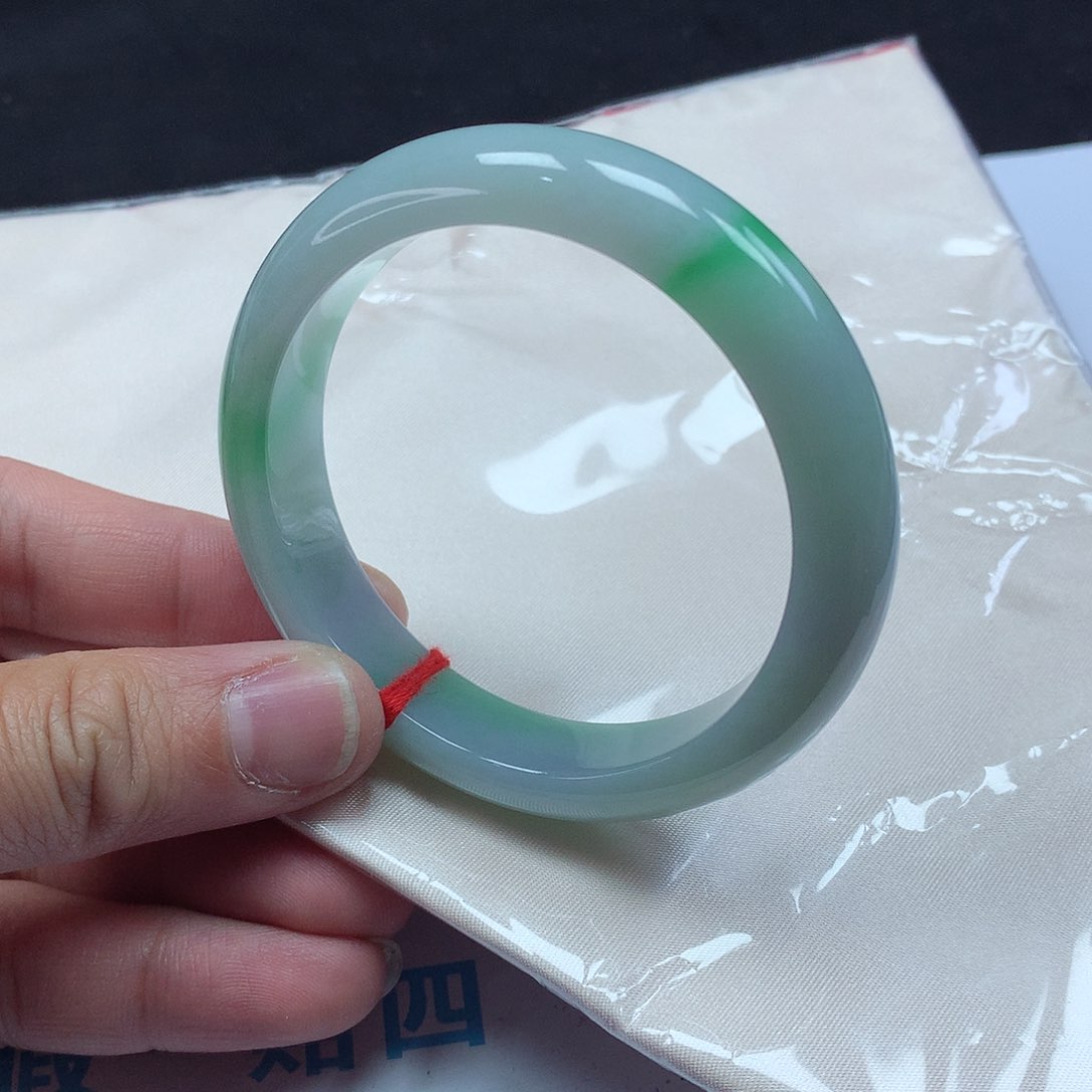 翡翠手镯未镶嵌55正圈