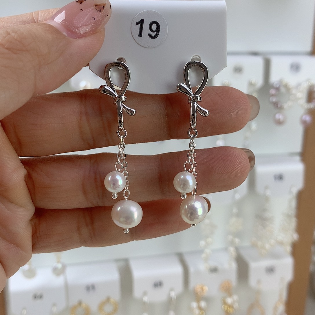 未镶嵌耳饰淡水珍珠