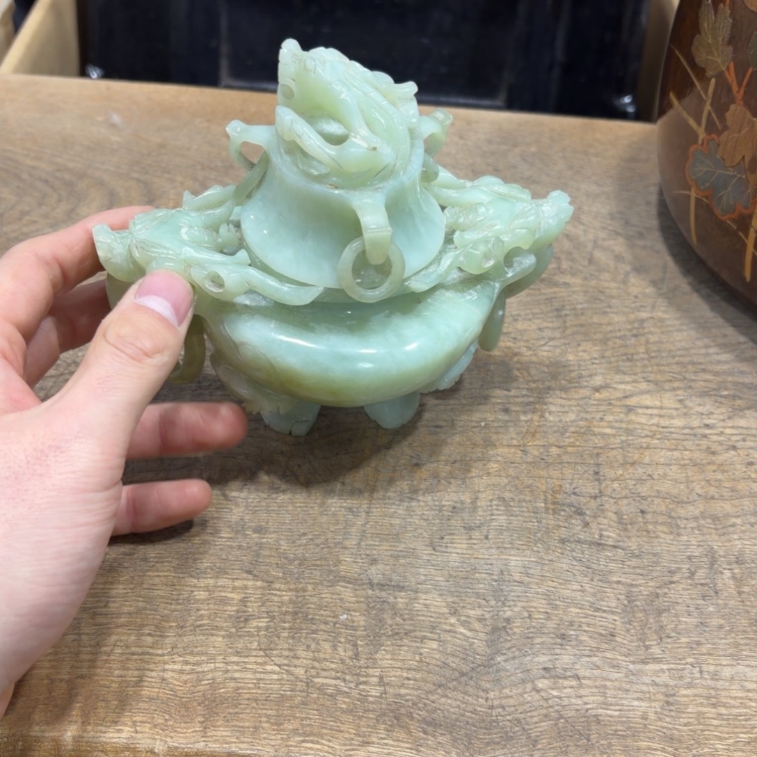 孙***伟玉石类般若中古美术工艺品