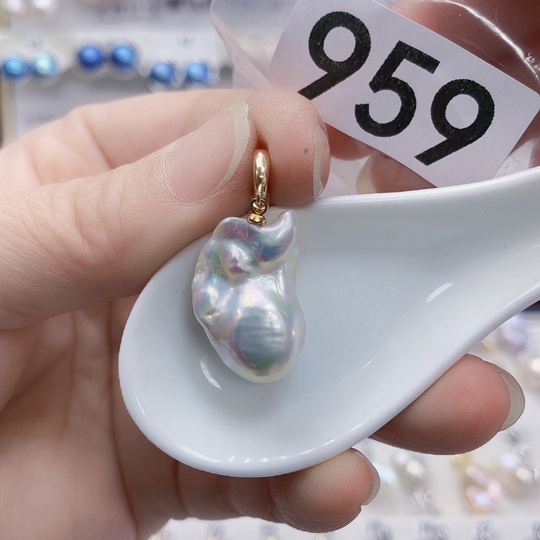 淡水珍珠颈饰银S925镶嵌