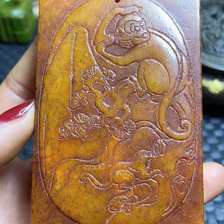 紫金钵盂菩提吊坠