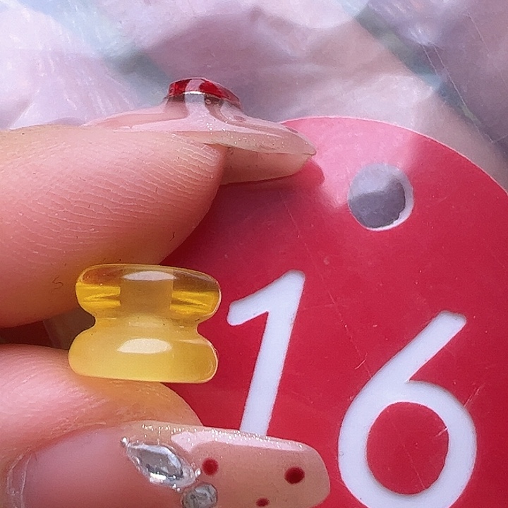 未镶嵌蜜蜡裸石9mm 锁线器
