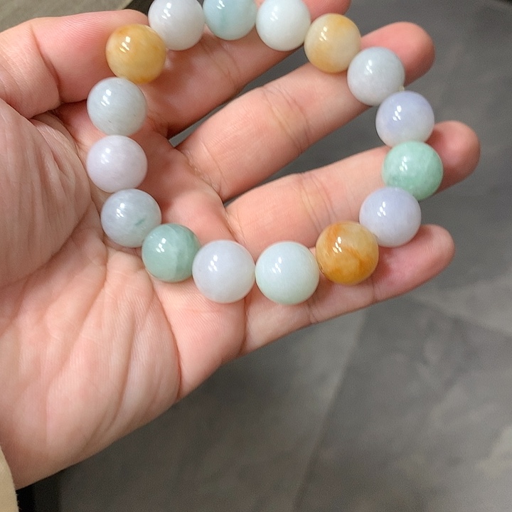 翡翠颈饰未镶嵌13.8mm翡翠