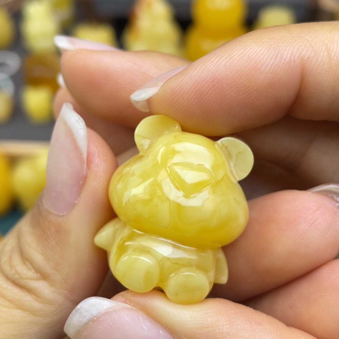 未镶嵌琥珀裸石蜜蜡