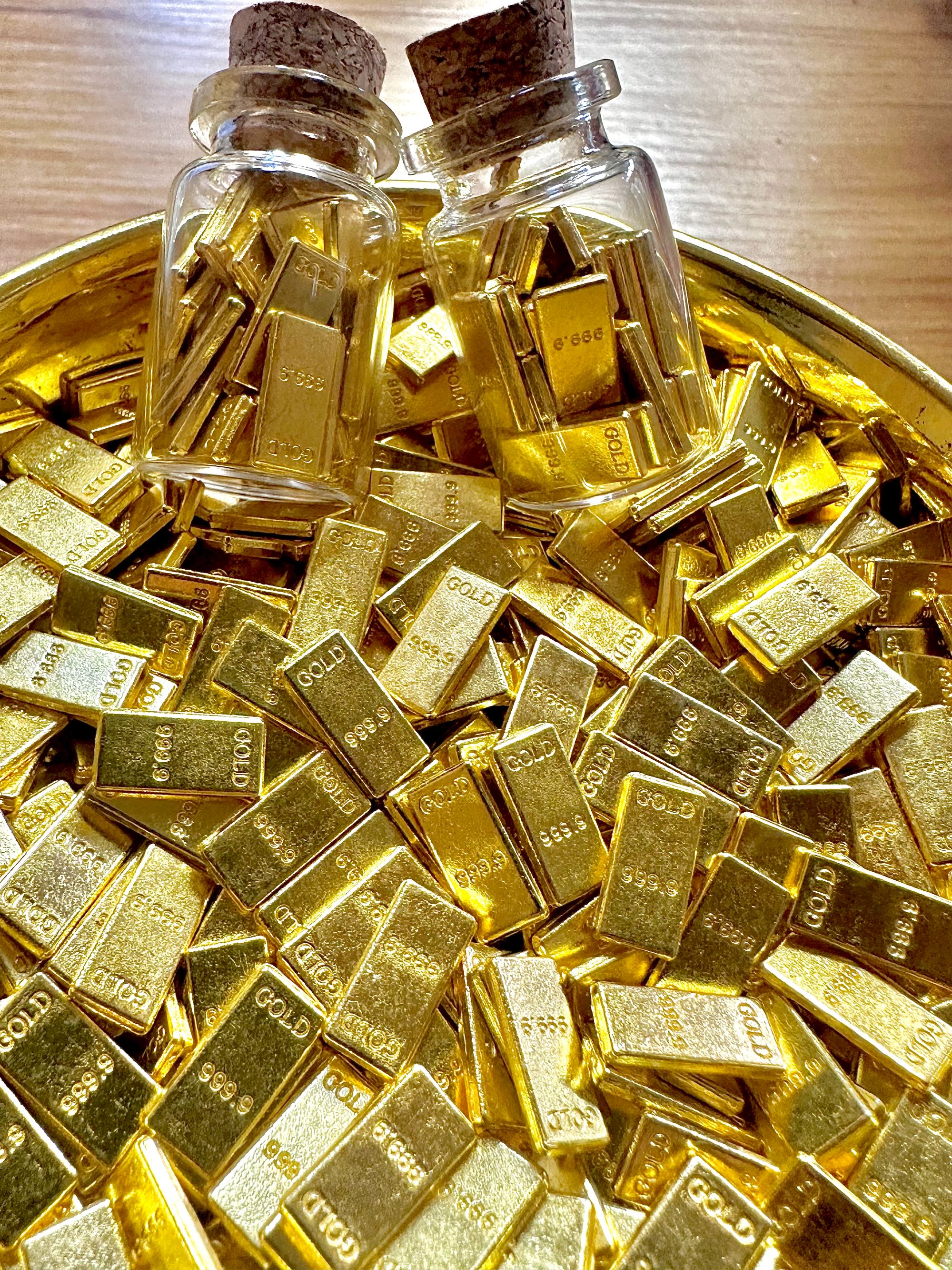 【粉丝福利】长条创意金山装饰许愿瓶