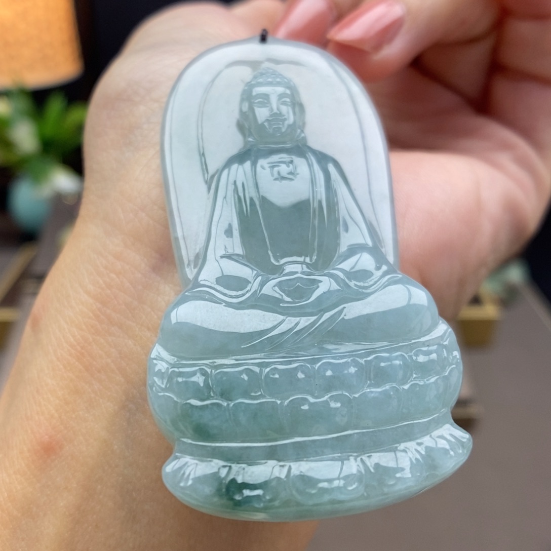 翡翠未镶嵌颈饰吊坠46