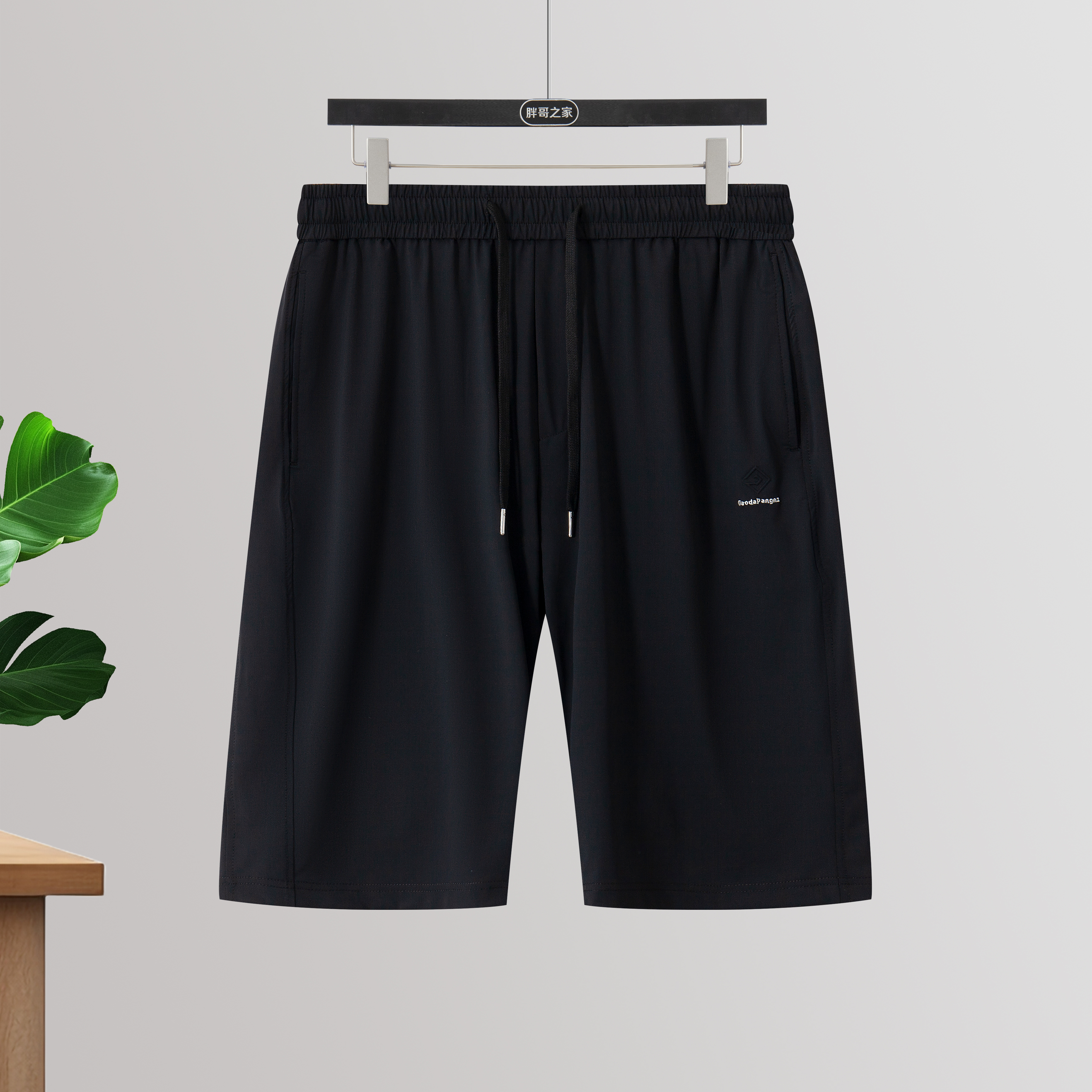 高大胖大码男装夏季运动短裤休闲宽松五分裤加大加肥轻薄透气中裤