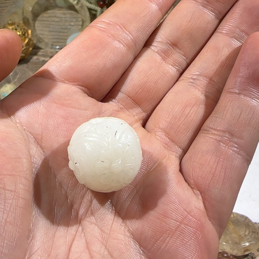 用***2和田玉未镶嵌颈饰