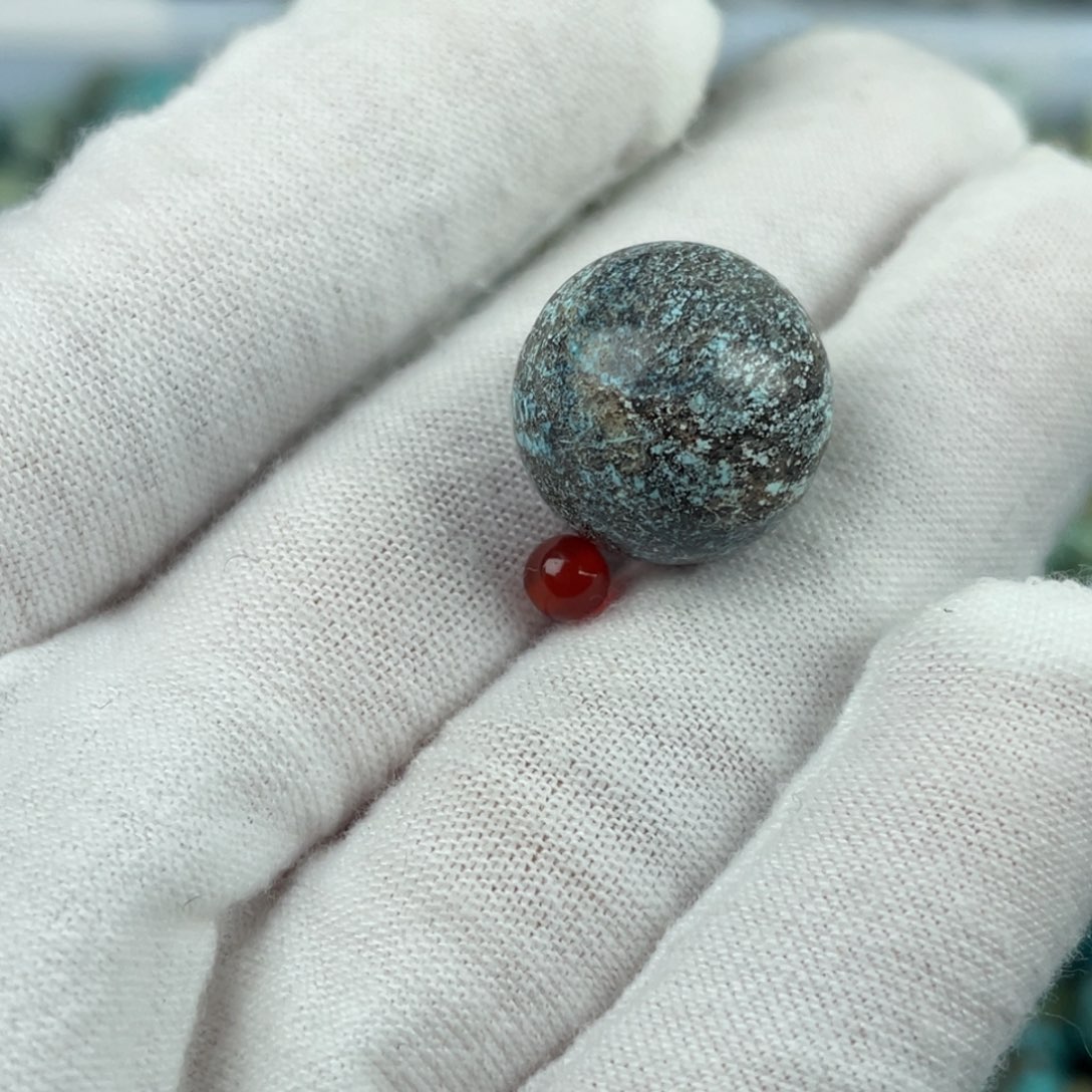 南红玛瑙未镶嵌配饰15.5