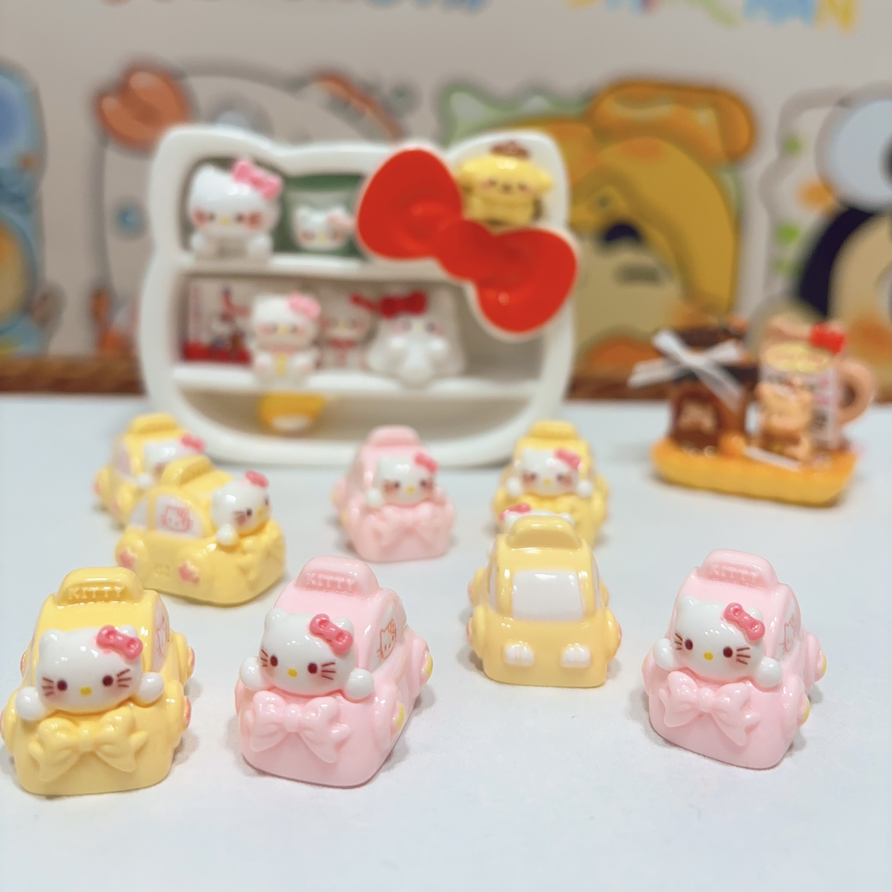 【师姐毒家定制】立体KT计程车（2色）树脂手工diy饰品