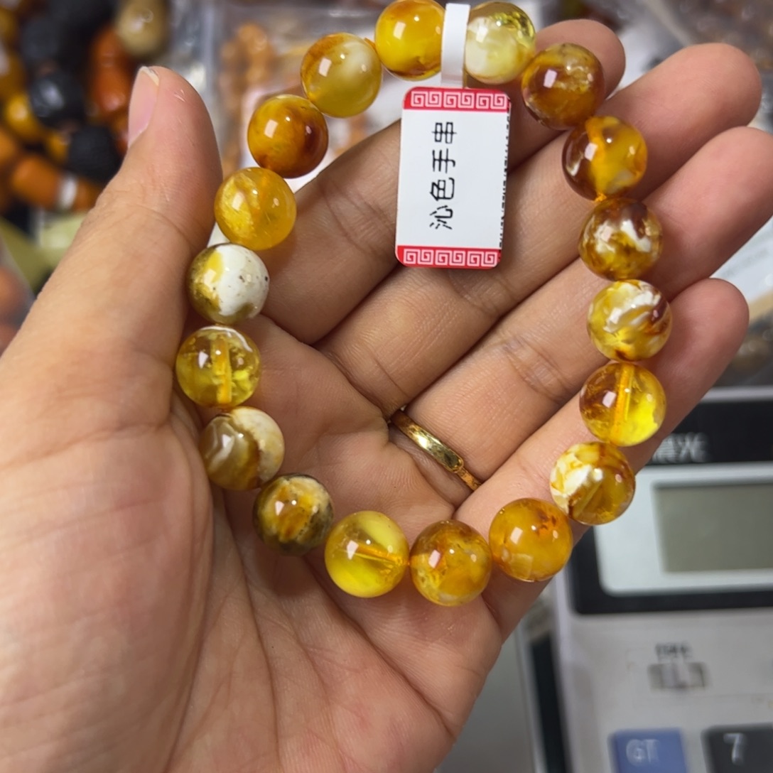 琥珀未镶嵌珠宝奇石592