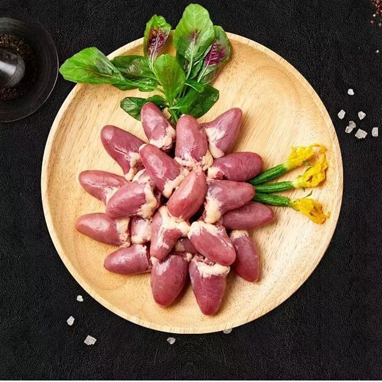 新鲜速冻大个肉多鲜鸡心
