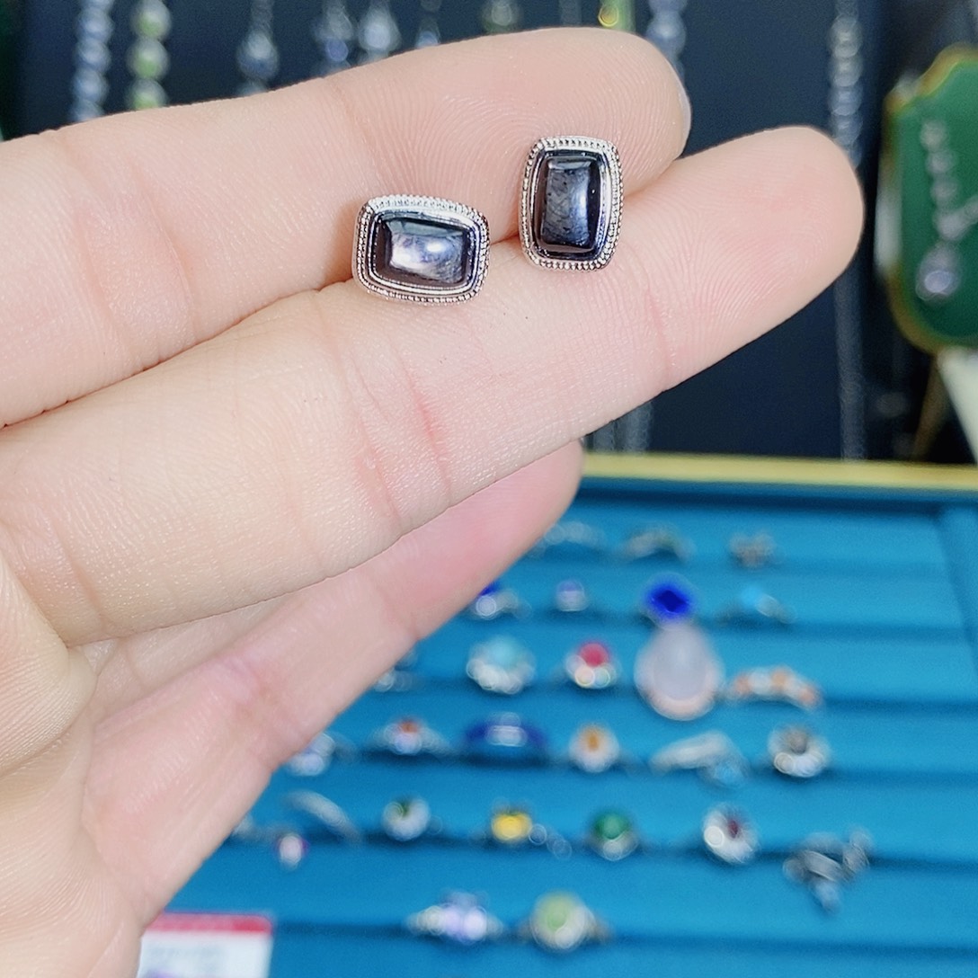 紫晶珠宝半成品银S925镶嵌