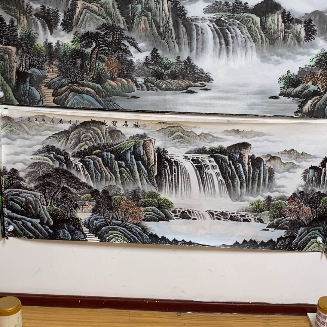 国画土**童1.8米长的福居宝地