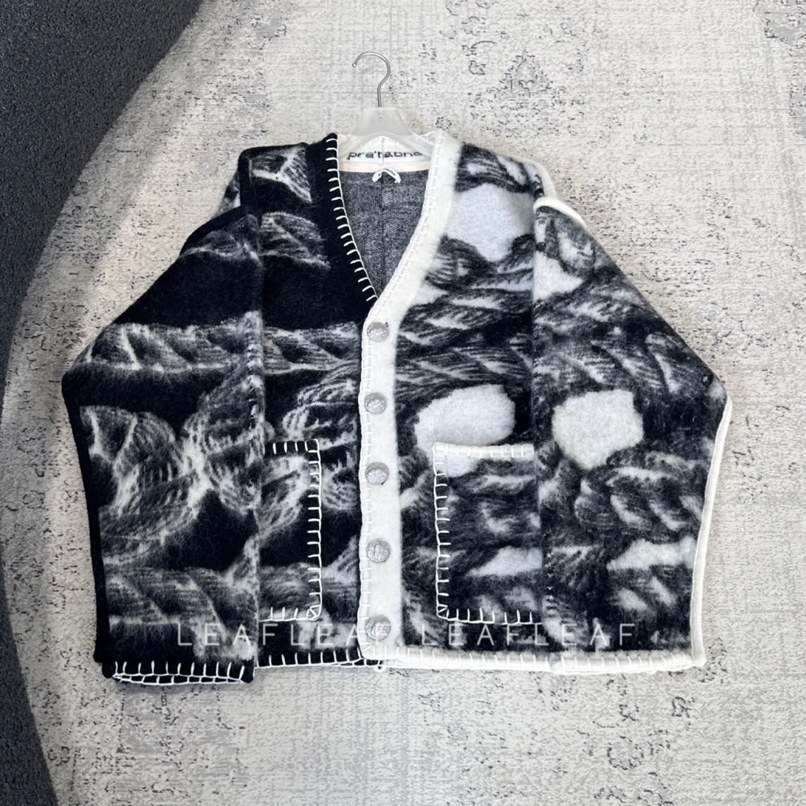 PRONOUNCE 针织开衫 LEAFLEAF设计师品牌