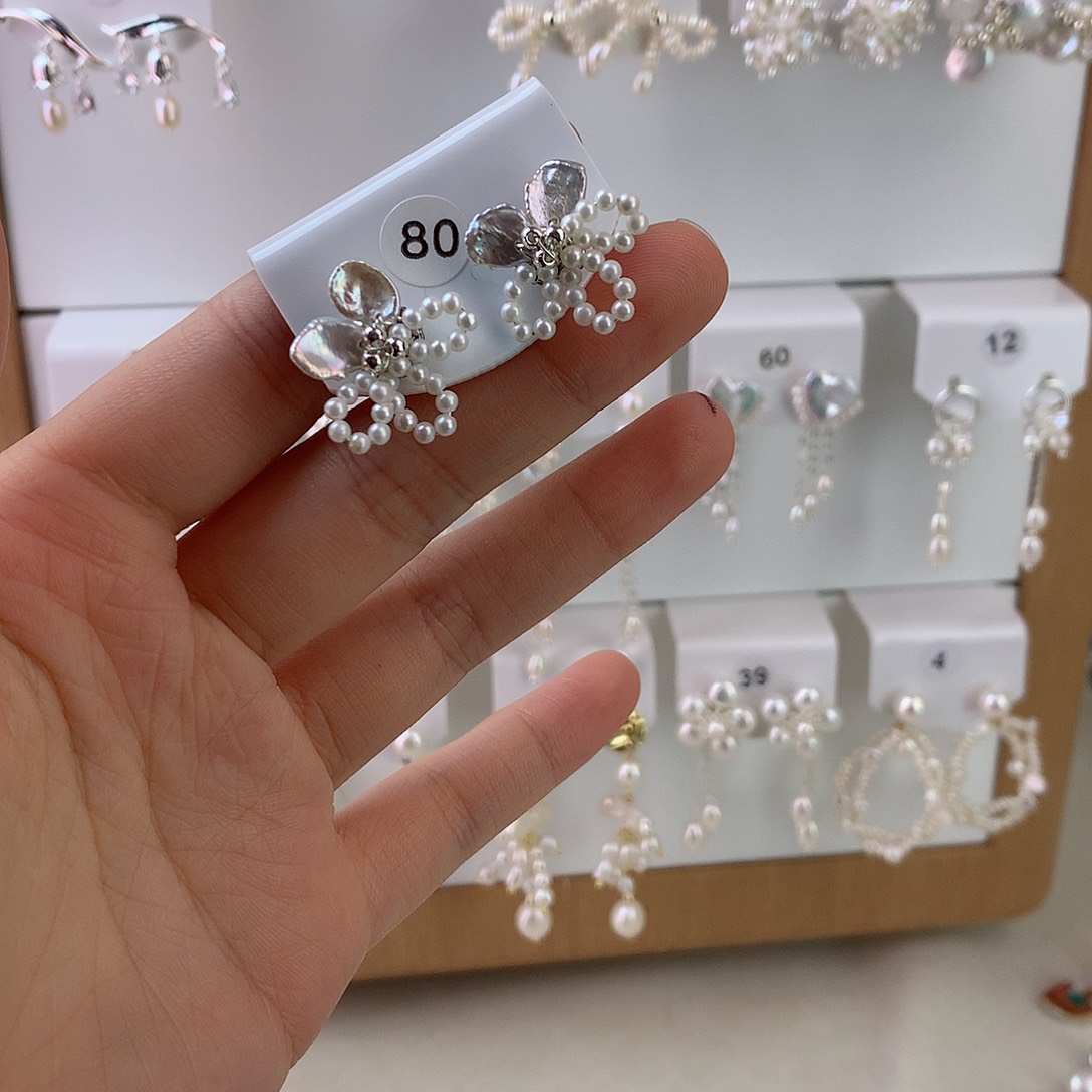 未镶嵌耳饰淡水珍珠