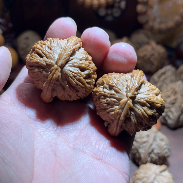 核桃手串/手链彭**。白狮子