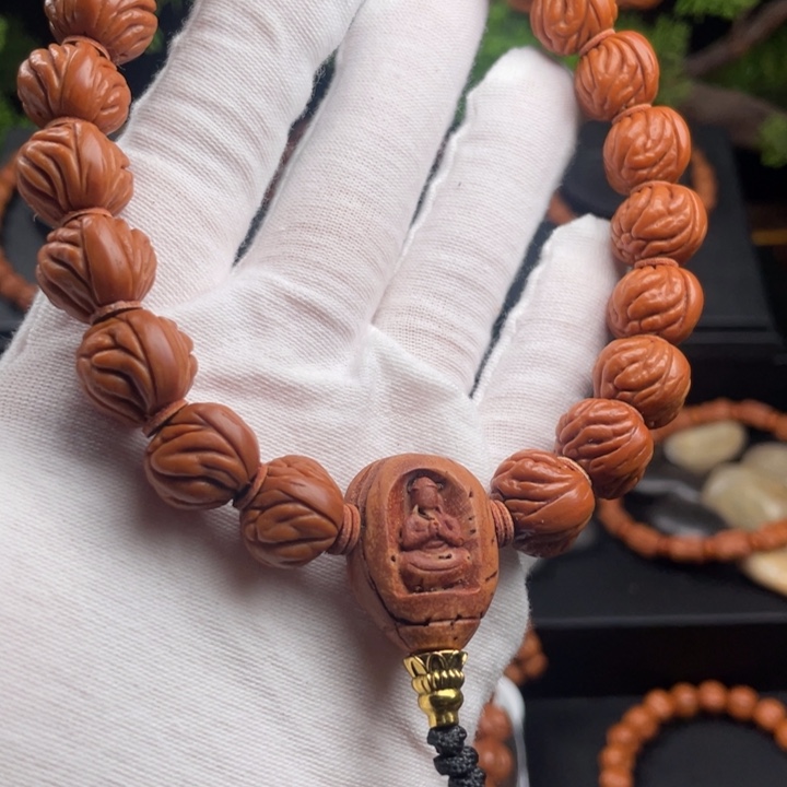 不***经吊坠桃核精品小凤羽