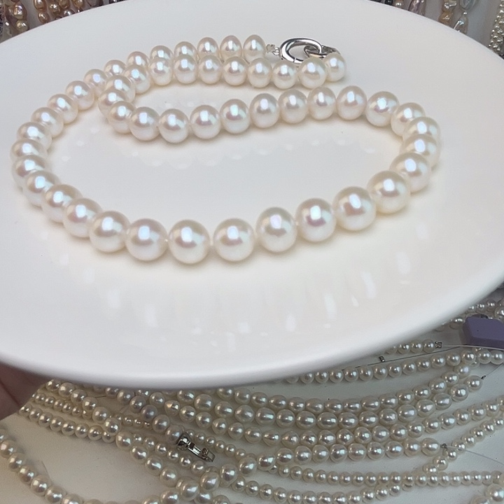未镶嵌淡水珍珠颈饰极光8-9