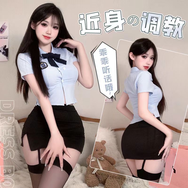 【幽情阁】套装白茶性感女装气质老钱风工装风肯豆风性感风cos制度