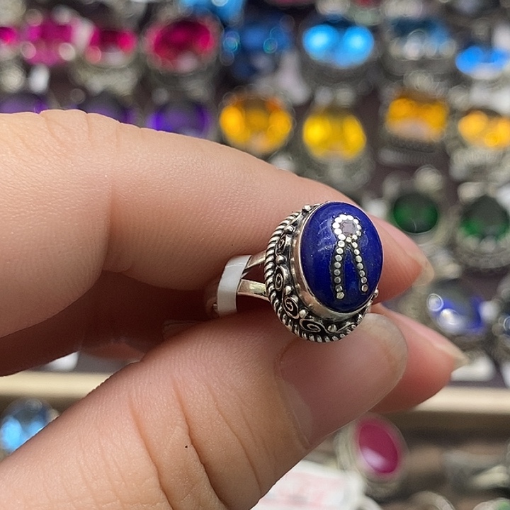 秋***平仿水晶银晓鱼尼泊尔手工制作