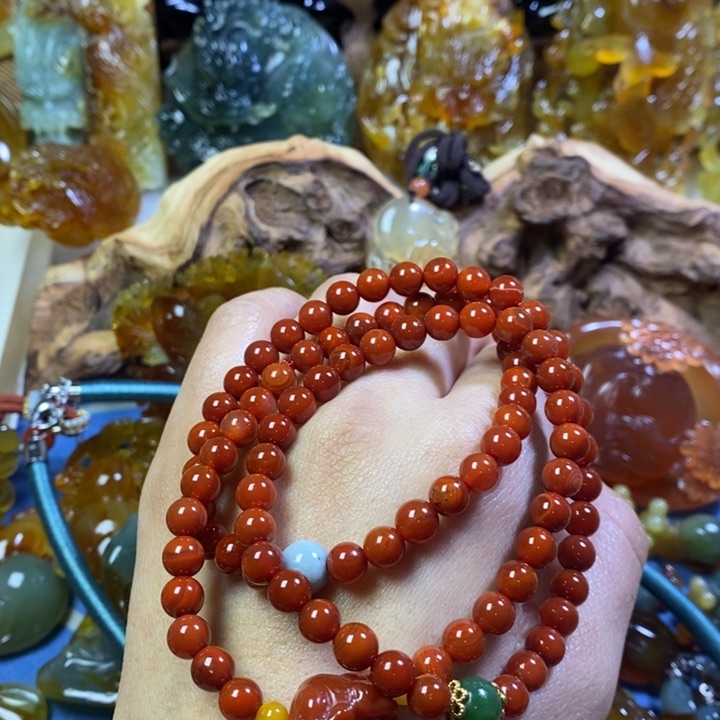 蛇纹石玉颈饰未镶嵌顺****）