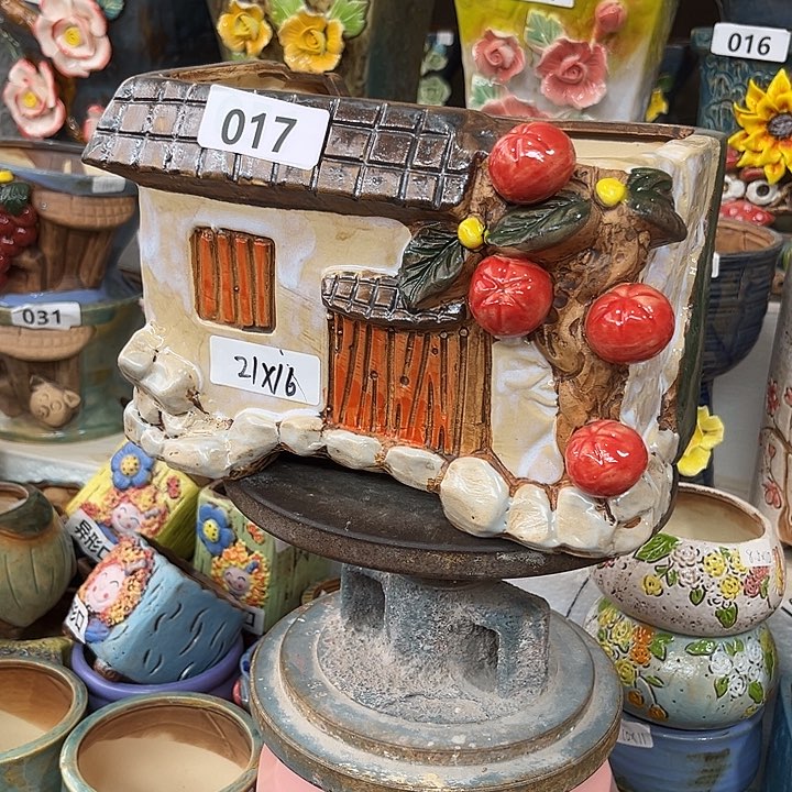 紫砂花盆粗陶材质多肉花盆