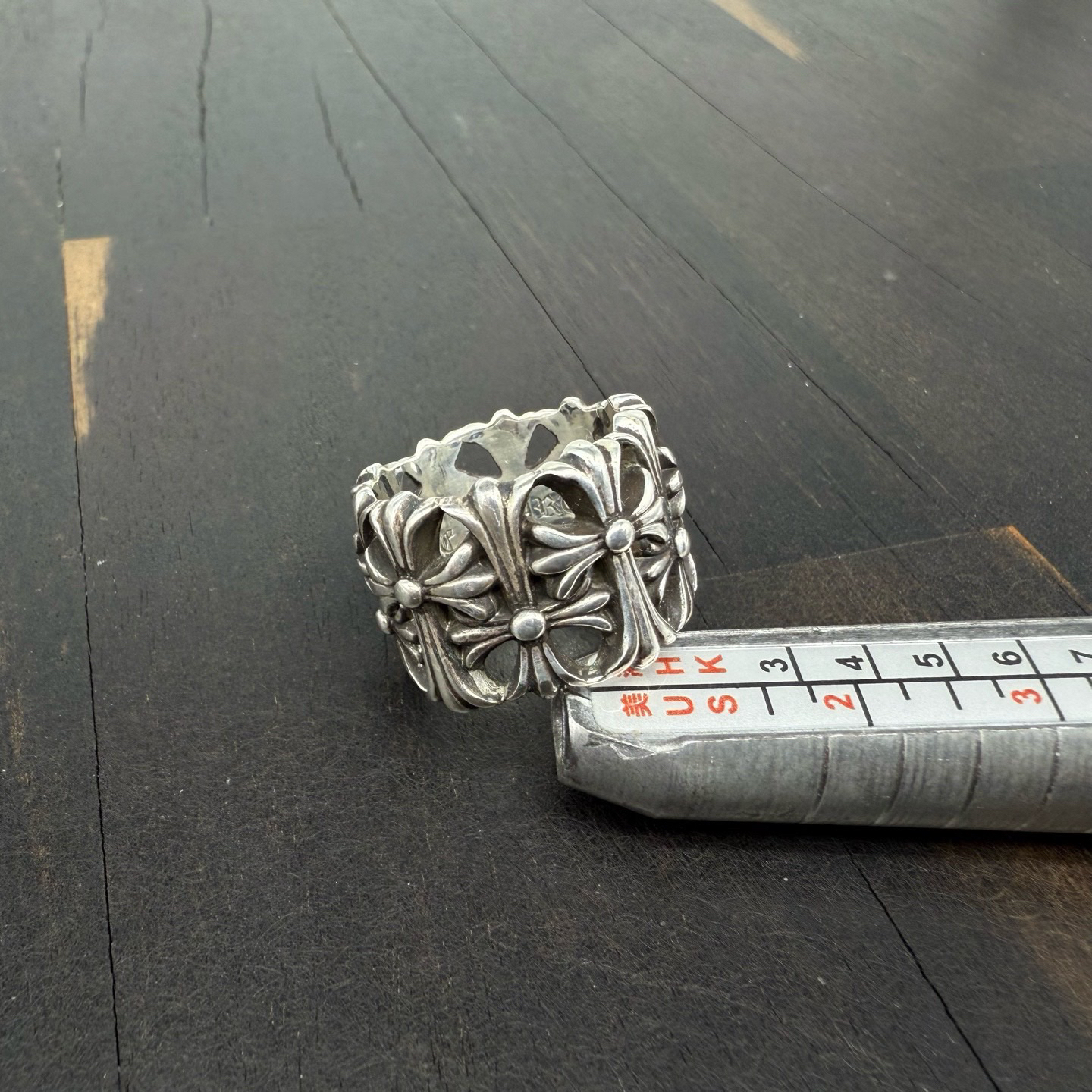 US6.5码 Chrome Hearts 克罗心 墓葬戒指 