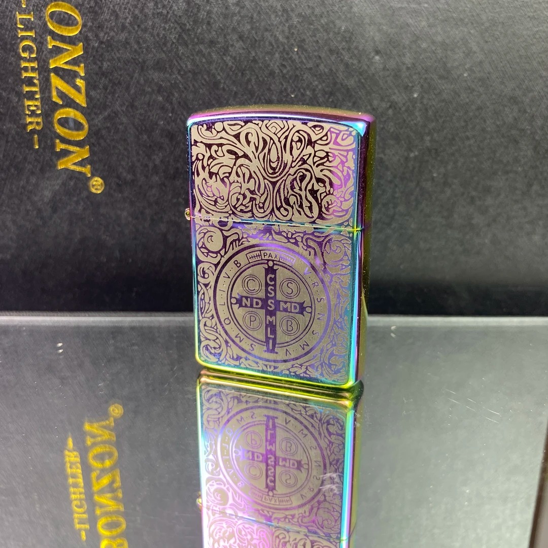 HK幻彩康斯坦丁双面防风打火机创意男士精美礼物