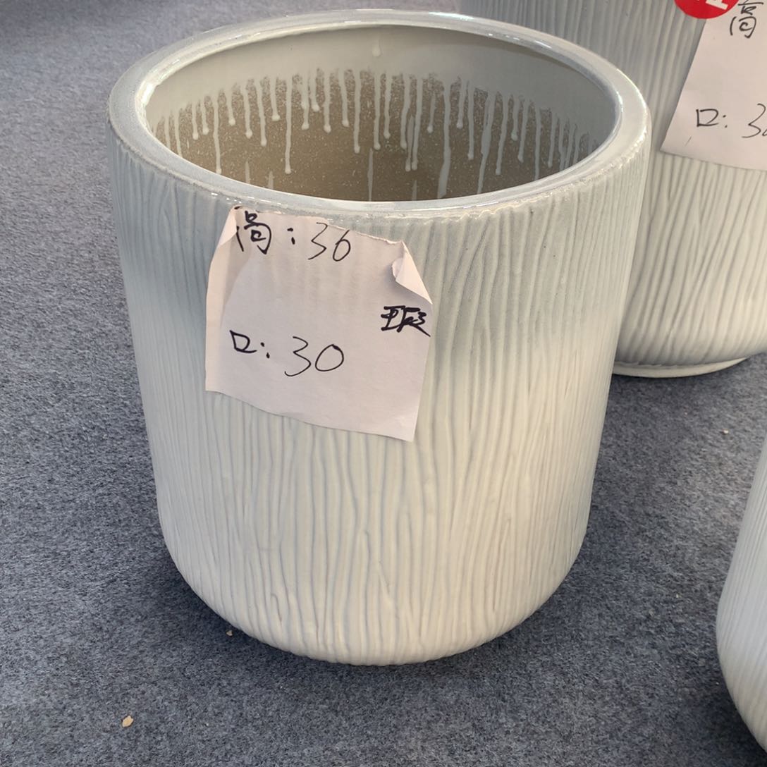 高温陶瓷花盆微瑕