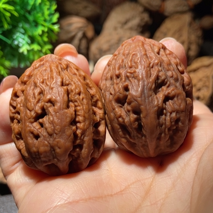 把件文玩核桃东北楸子小雪206