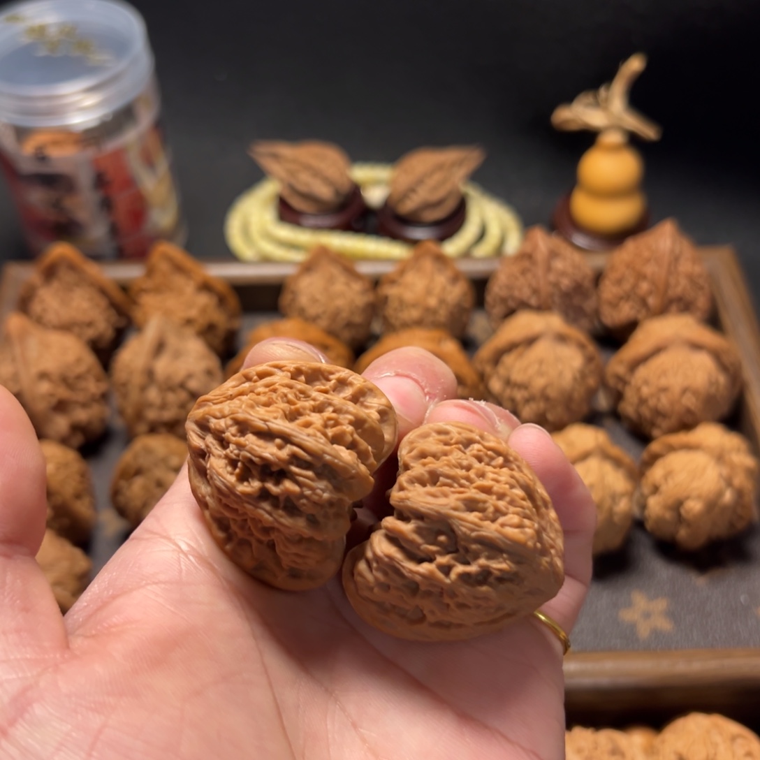 手串/手链核桃老树三角密纹38