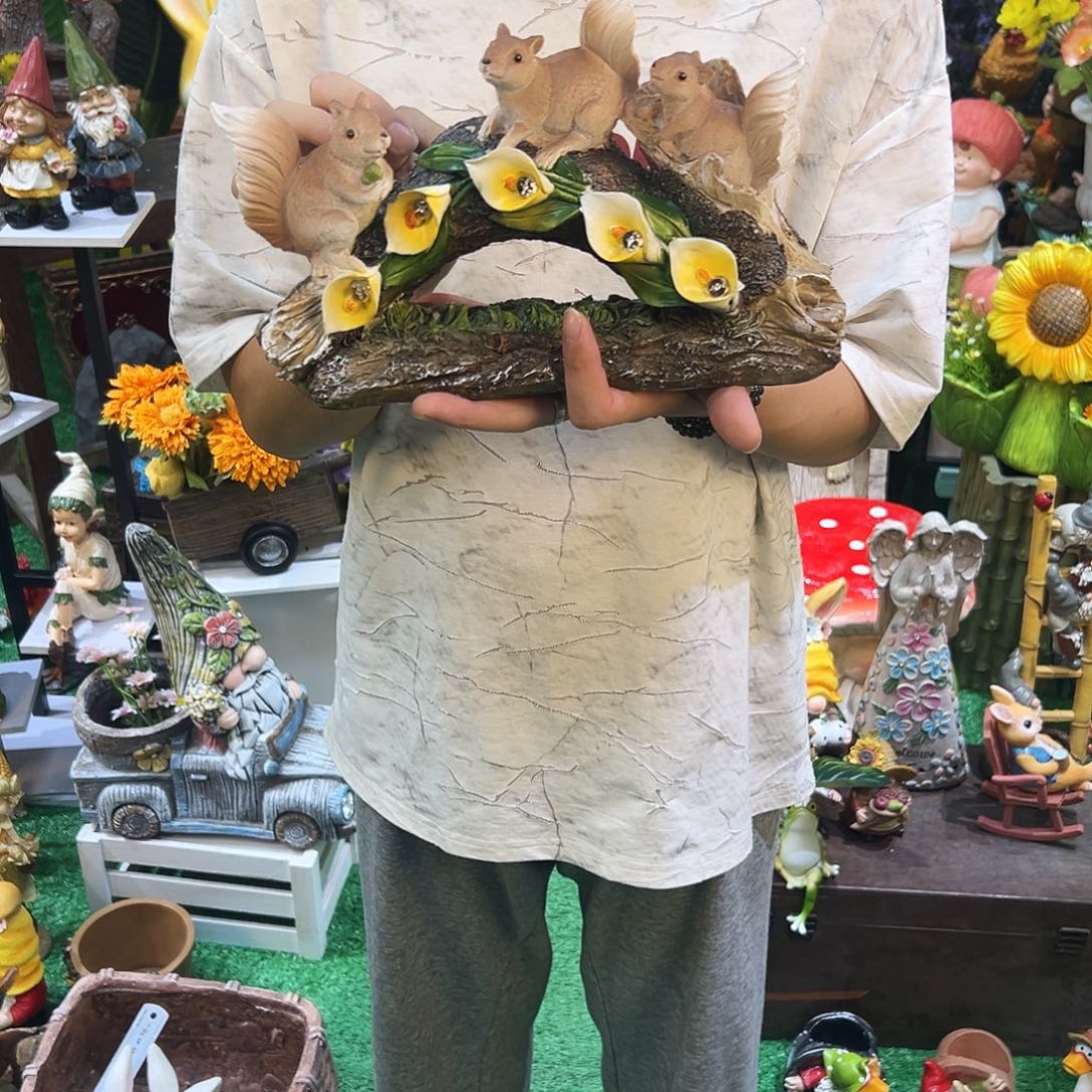 摆件花园摆件红红火火