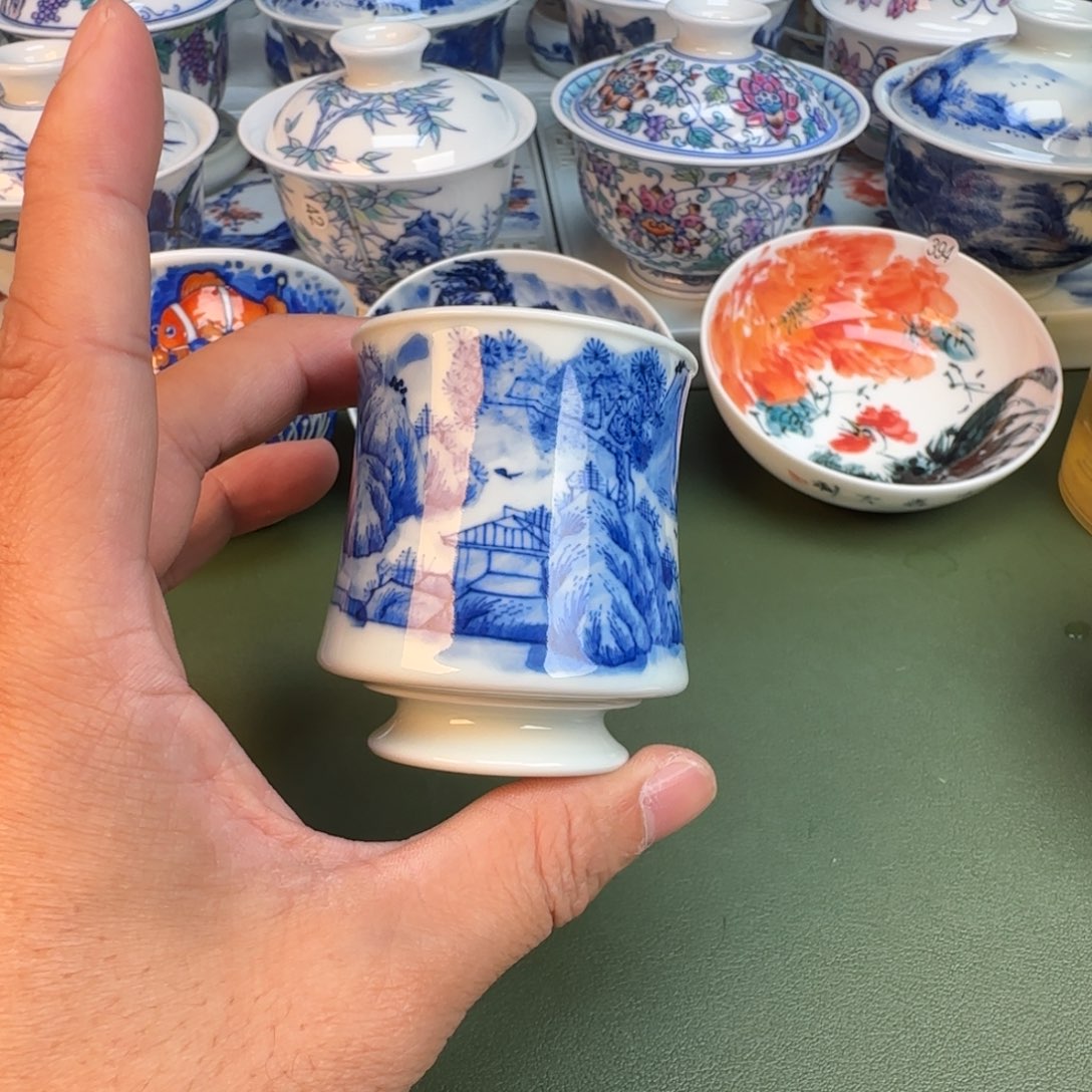 陶纯手工纯手绘茶具325