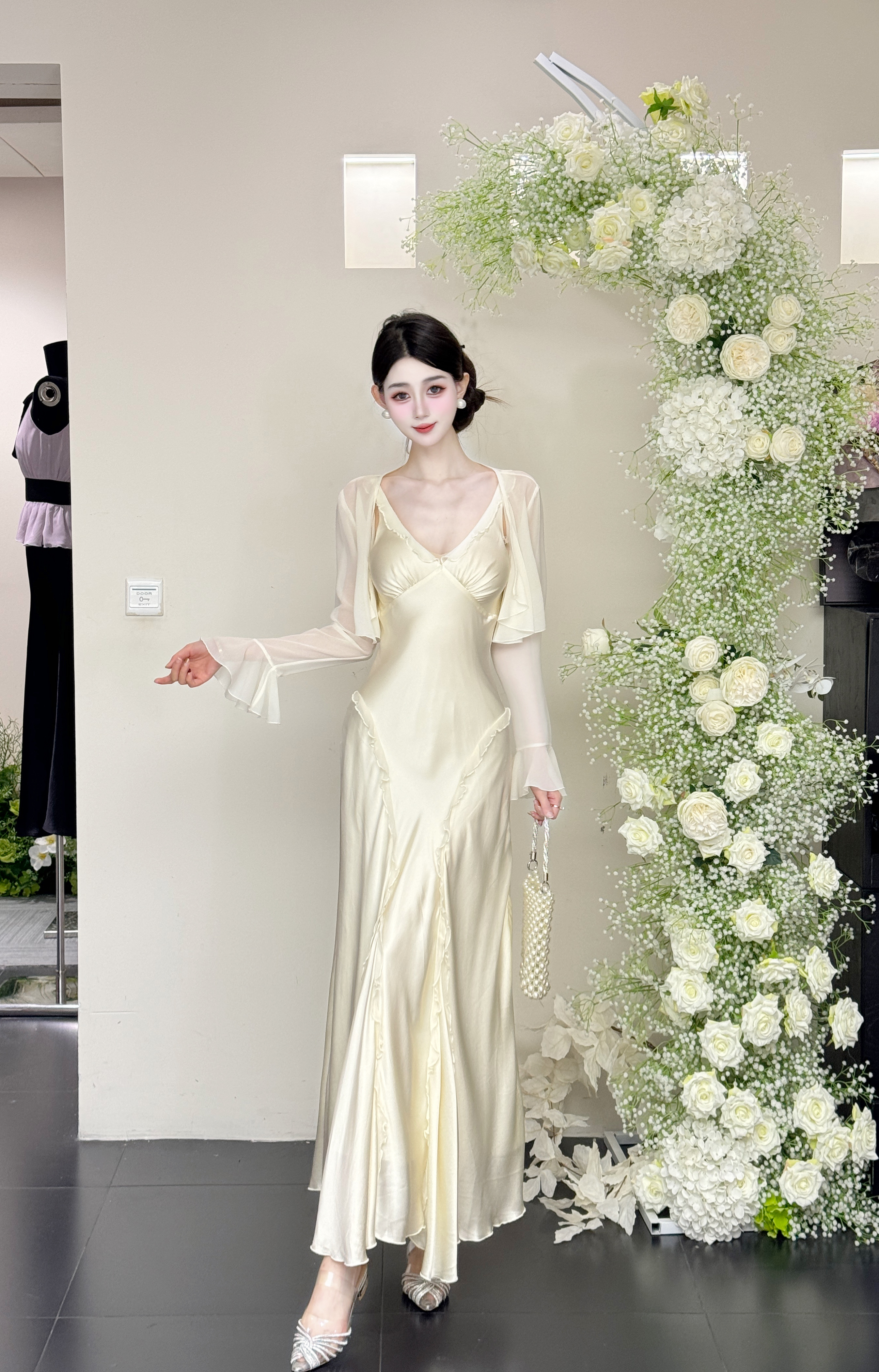 【测款】LINGLING显瘦轻奢时尚夏季设计师套装