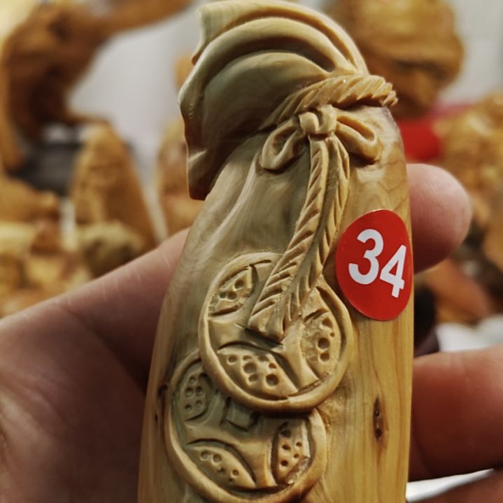 柏木福袋手把件糖心玉化料