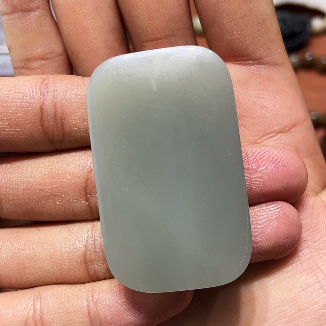 竹***风和田玉未镶嵌颈饰