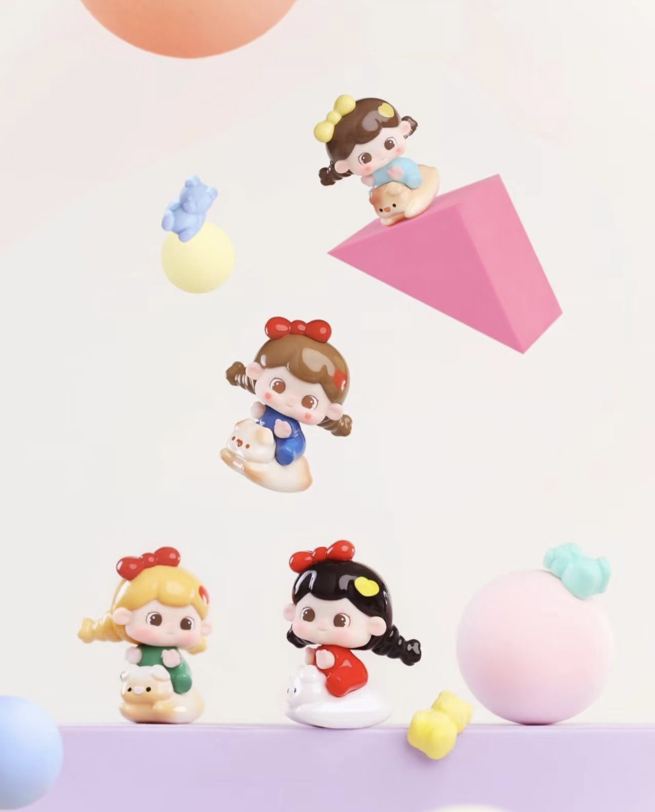 【柠檬代拆】糖糖甜心摇摇乐系列萌粒盲盒潮玩可爱礼物