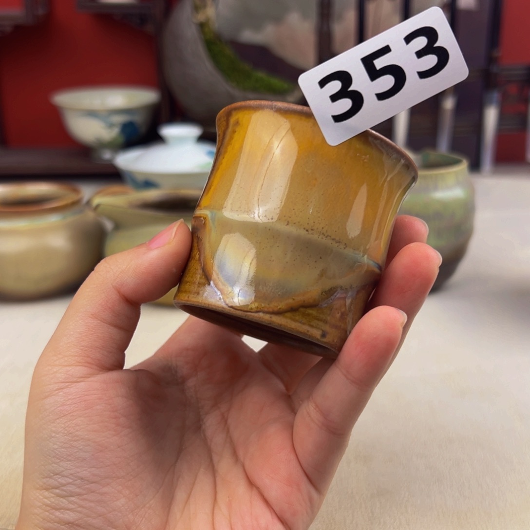 杯子纯手工柴烧主人杯