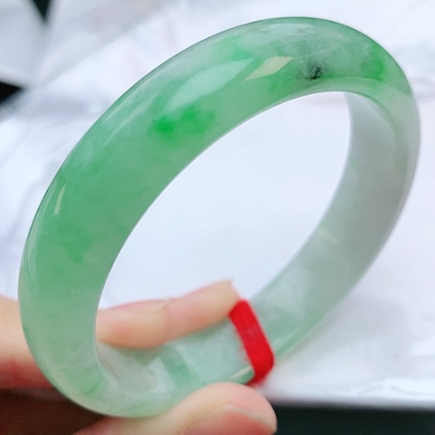未镶嵌手镯翡翠53圈口883638