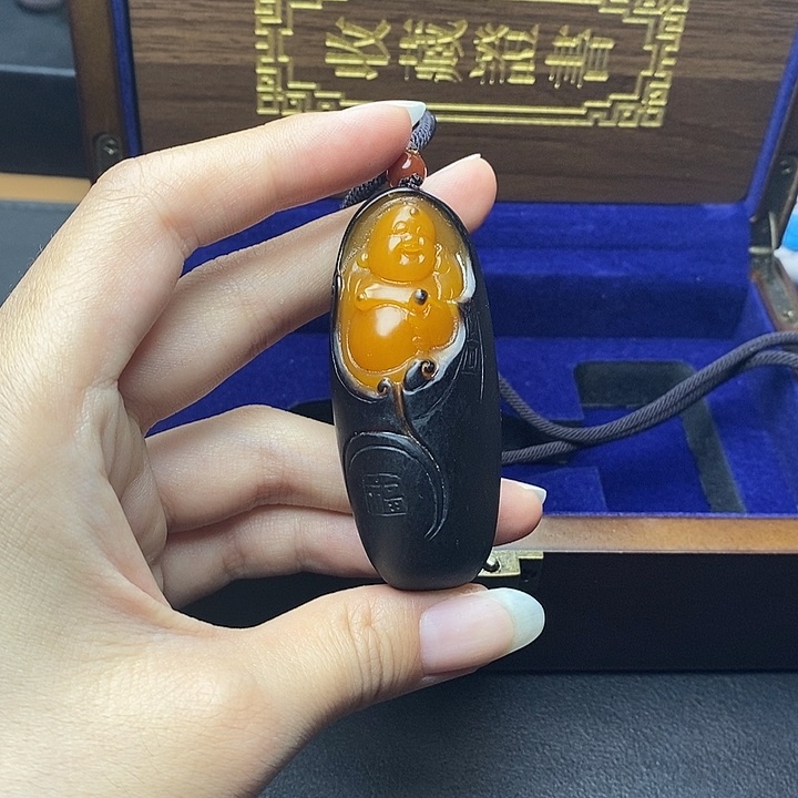 和田玉未镶嵌挂件夏*！N