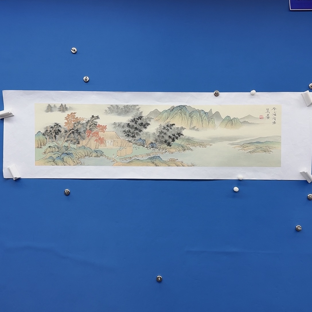 国画多次参加国内外大型展览的