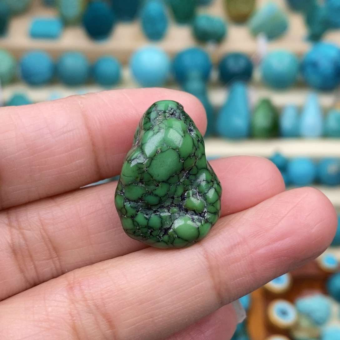 绿松石珠宝奇石未镶嵌