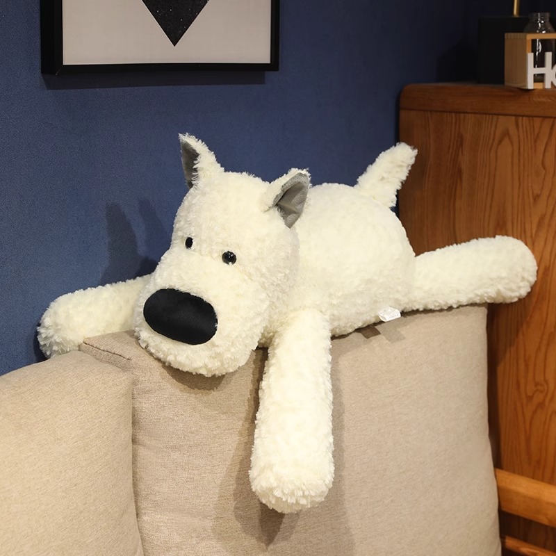 西高地趴趴睡觉办公室午睡安抚玩偶睡觉搭子可爱毛绒玩偶商品图