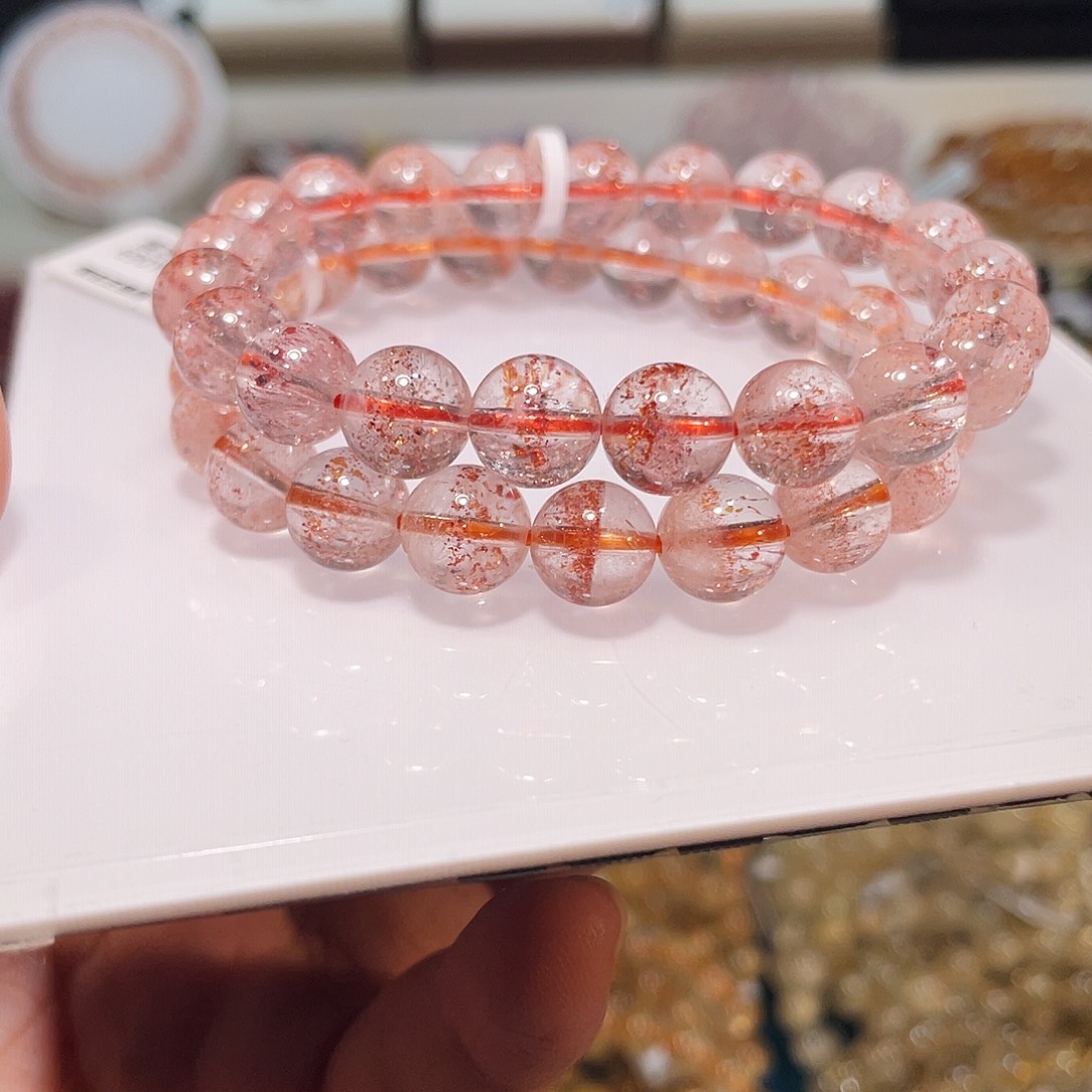 未镶嵌手串水晶金草莓超9.2m单圈