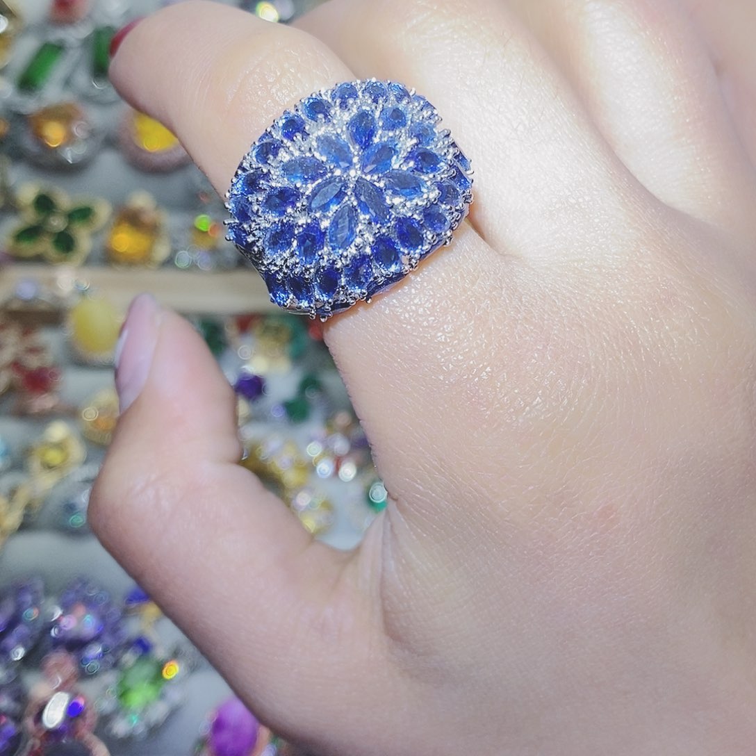 【闪购商品】托帕石耳饰银S925镶嵌